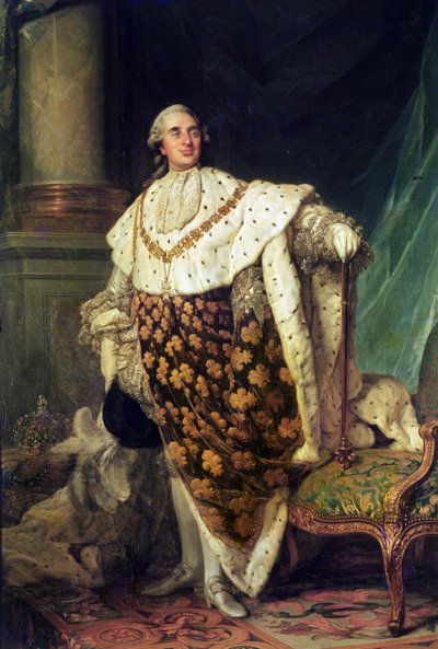 Ganzkörperporträt von Ludwig XVI. (1754-1793), König von Frankreich und Navarra von Joseph Siffred Duplessis